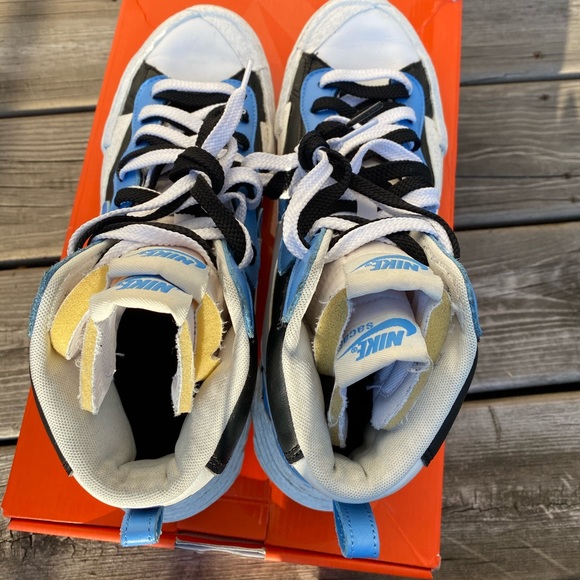 Nike Sacai Mens X Blazer Mid Black - Picture 5 of 5